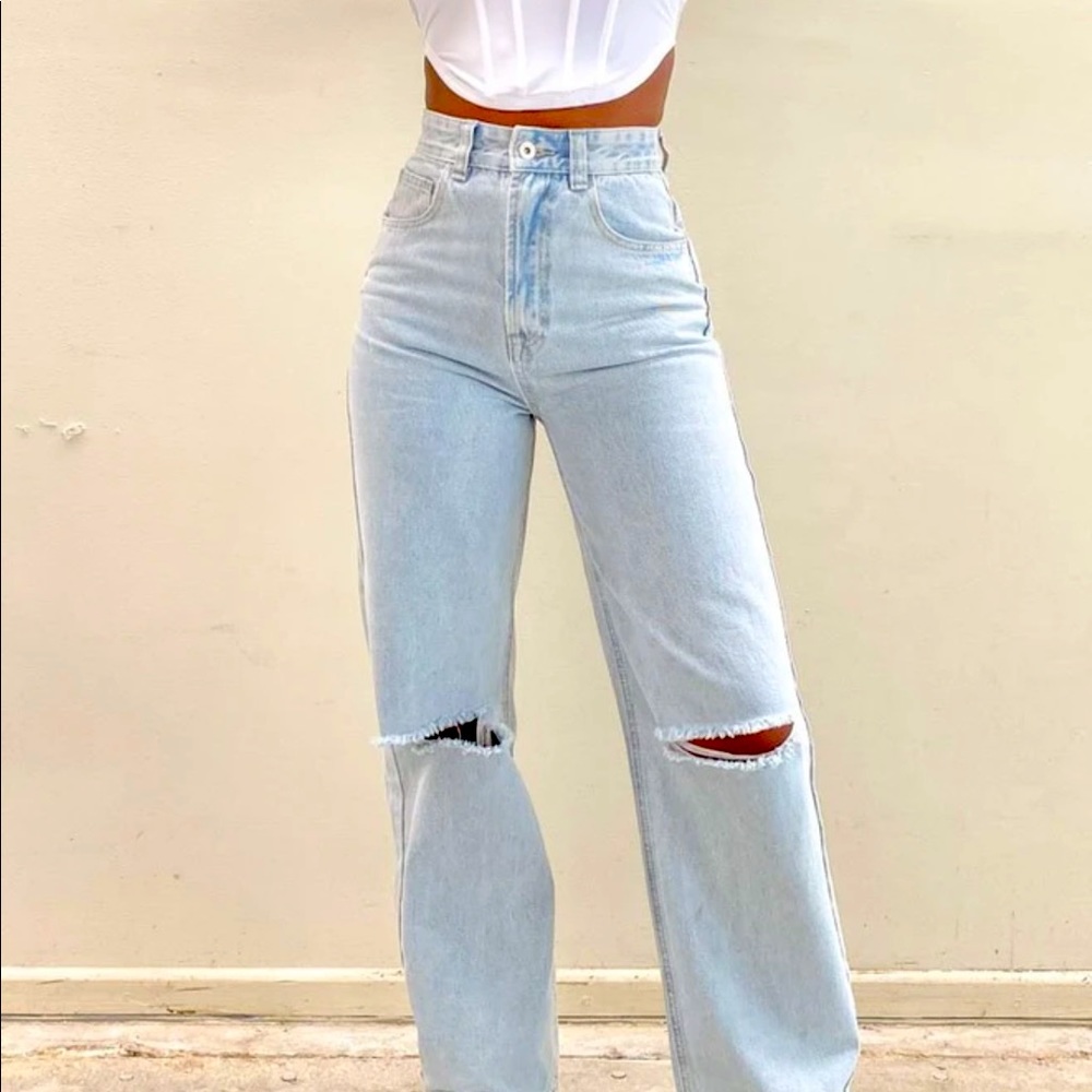 Robin Wide Leg Jeans Blue